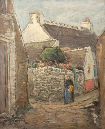 Marcel DORISE (1913–1995) Busy Street in...