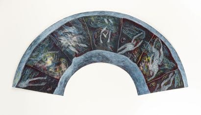 Jean BLOT (born in 1952) *Fan* Mixed media,...