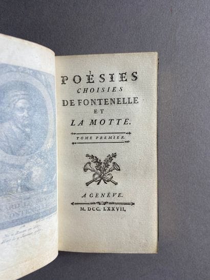 FONTENELLE and LA MOTTE. Selected Poems....