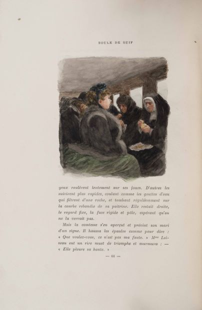 MAUPASSANT (Guy de). *Boule de suif*. A unique...