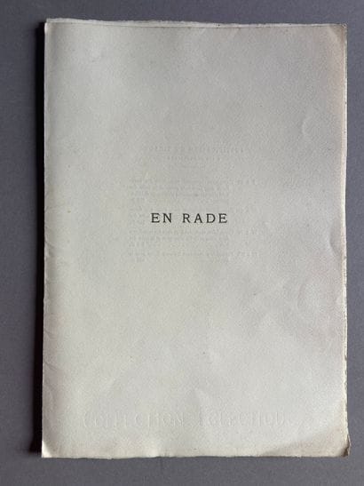 HUYSMANS (Joris-Karl). *En rade*. Paris:...