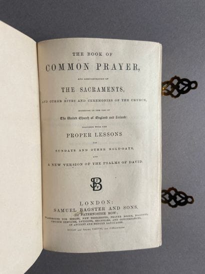 BINDING. — BOOK OF COMMON PRAYER (The). London,...