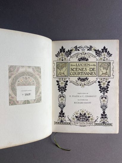 LUCIEN. Scenes of Courtesans. Translated...