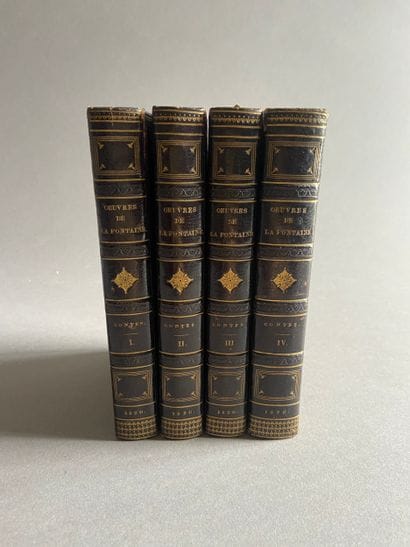 LA FONTAINE (Jean de). Complete Works, illustrated...