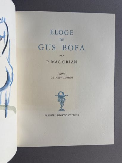 BOFA. — MAC-ORLAN (Pierre). In Praise of...