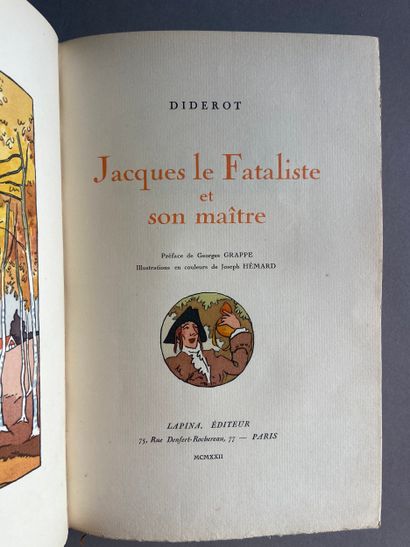 DIDEROT (Denis). Jacques the Fatalist and...