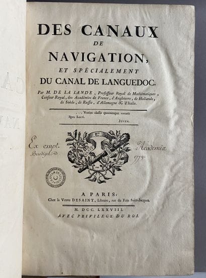 LALANDE (Joseph-Jérôme de). On Navigation...