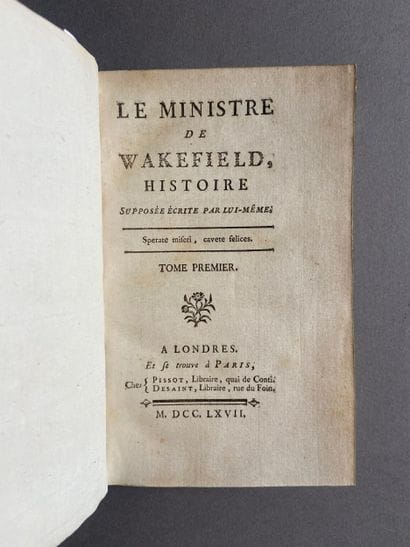 [GOLDSMITH]. The Minister of Wakefield, a...