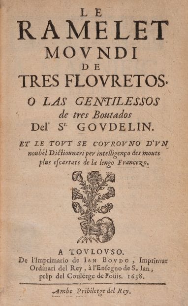 GOUDELIN (Pierre). *Le Ramelet moundi de...
