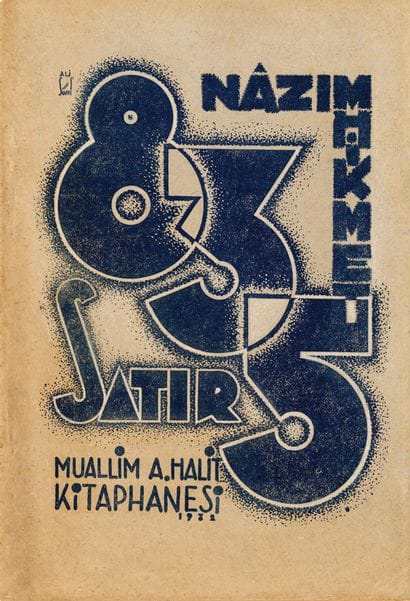 HIKMET Nazim. 835 SATIR. Istanbul, 1932....