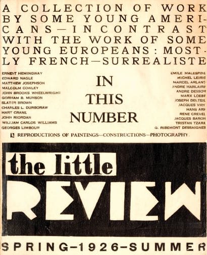 UNITED STATES [MAGAZINE]. THE LITTLE REVIEW....