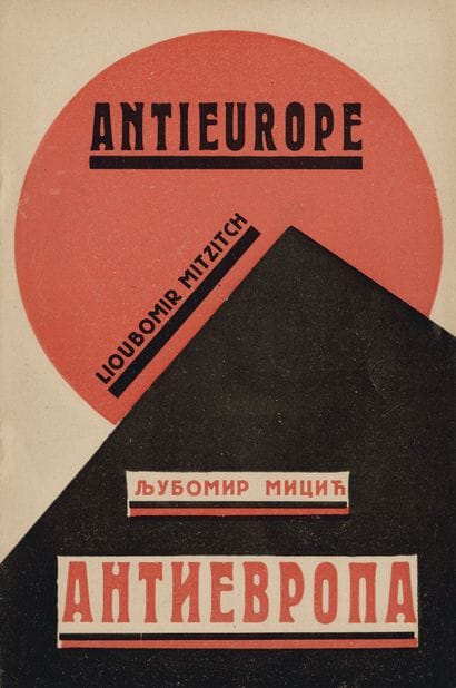 MICIC, Lioubomir. ANTIEVROPA. Belgrade, 1926....