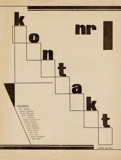 SWEDEN [MAGAZINE]. KONTAKT. Stockholm, No....