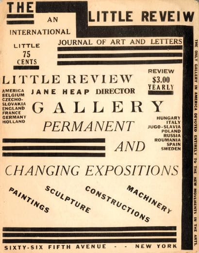 UNITED STATES [MAGAZINE]. THE LITTLE REVIEW....