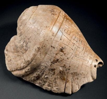 CONQUE SERVANT DE TROMPE D'APPEL (PUTUTU)...