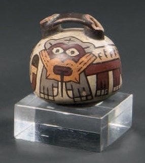 PETIT VASE À DÉCOR DE JAGUARS Culture Nazca,...
