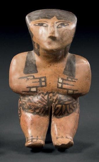 PETIT PERSONNAGE FÉMININ Culture Nazca, sud...