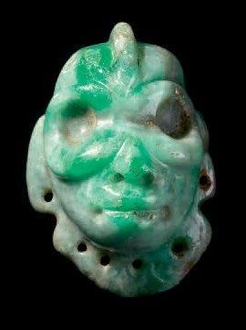 PENDENTIF ANTHROPOMORPHE Culture Maya, Guatemala...