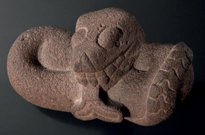 PETITE SCULPTURE REPRÉSENTANT UN SERPENT...