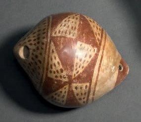 OCARINA EN FORME D'ESCARGOT en terre cuite...