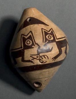 TRÈS BEL OCARINA EN FORME D'ESCARGOT MARIN...