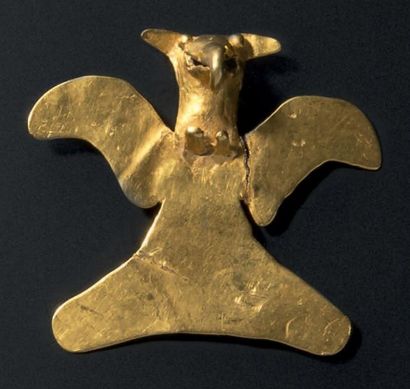 AIGLE-PENDENTIF Culture Diquis, Costa Rica...