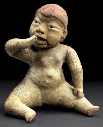 IMPORTANTE STATUETTE ANTHROPOMORPHE DITE...