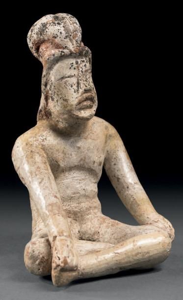 FIGURINE ASSISE Culture Olmèque, Mexique...