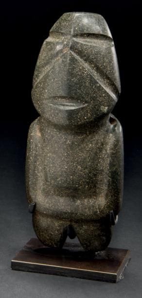 STATUETTE ANTHROPOMORPHE Culture Mezcala,...