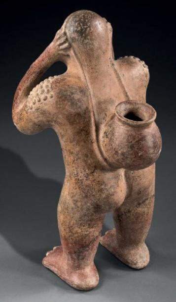 PORTEUR DE COUPE Culture Colima, style Coahuayana,...