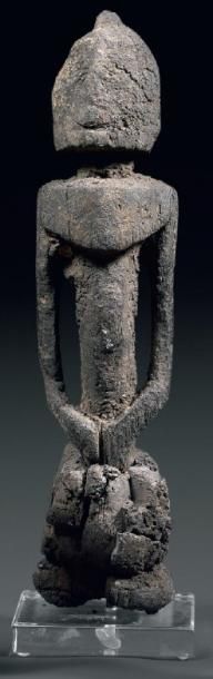 STATUETTE TELLEM, Dogon, Mali Bois à épaisse...