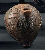 FOURNEAU DE PIPE, Mali Terre cuite à engobe...