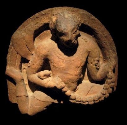 BAS RELIEF Inde, période Gupta, VIe siècle...