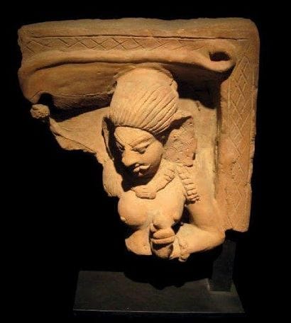 BAS RELIEF Inde, XVe-XVIe siècle Terre cuite...