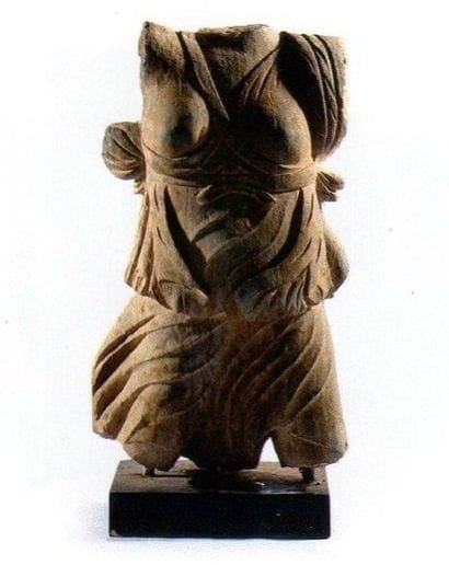 BUSTE FÉMININ Schiste gris H. 71,5 cm