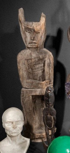 FIGURE FUNÉRAIRE Culture Joraï, Vietnam Vers...
