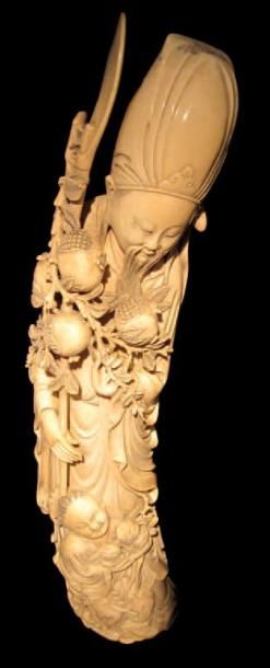 DIVINITÉ TAOÏSTE Chine, fin du XIXe- début...