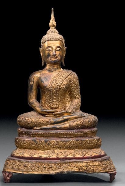 STATUETTE DE BOUDDHA Thaïlande, école de...