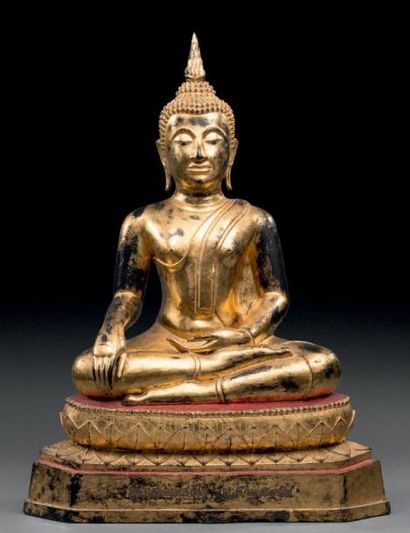 STATUETTE DE BOUDDHA Thaïlande, école de...