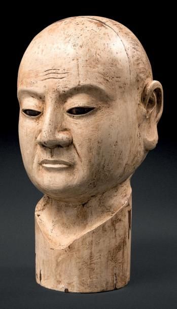 TÊTE DE MOINE JAPON - Epoque KAMAKURA (1185...