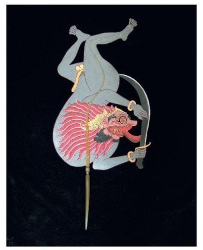 MARIONNETTE DE THÉÂTRE D'OMBRE (WAYANG KULIT...