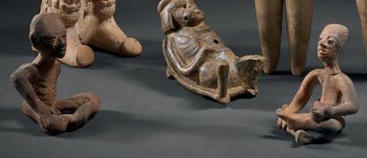 DEUX STATUETTES Culture Teotihuacan, Mexique...