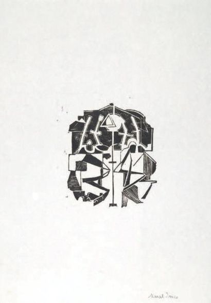 JANCO Marcel
8 GRAVURES SUR BOIS PAR M. JANCO...