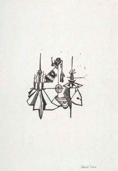 JANCO Marcel
8 GRAVURES SUR BOIS PAR M. JANCO...