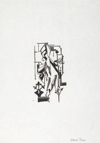 JANCO Marcel
8 GRAVURES SUR BOIS PAR M. JANCO...