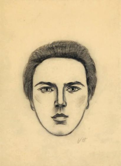 HUGO Valentine
PORTRAIT D'ANDRÉ BRETON. DESSIN...