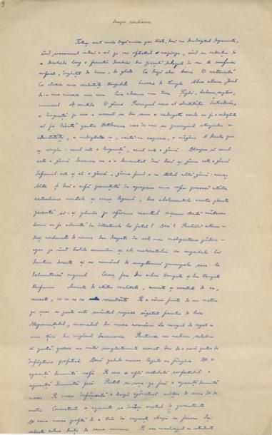 LUCA Ghérasim
CINQ MANUSCRITS AUTOGRAPHES....