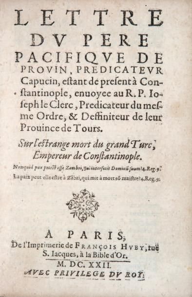 PACIFIQUE DE PROVINS (René de L'Escale, dit...