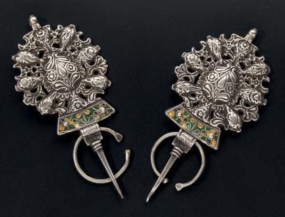 PAIRE DE FIBULES Aït Ouaouzguit, Jbel Siroua...