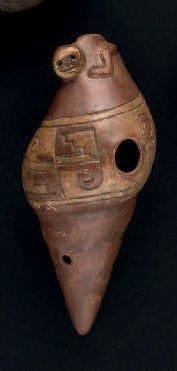 OCARINA Ocarina en forme d'escargot en terre...